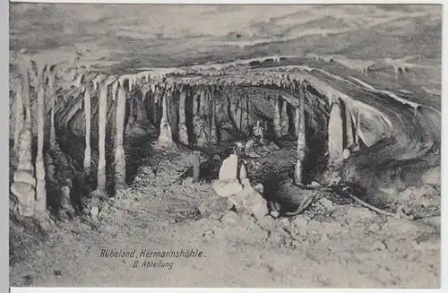 (9443) AK Rübeland, Hermannshöhle, II. Abteilung, vor 1945