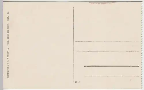 (9438) AK Rübeland, Hermannshöhle, An der Kanzel, vor 1945