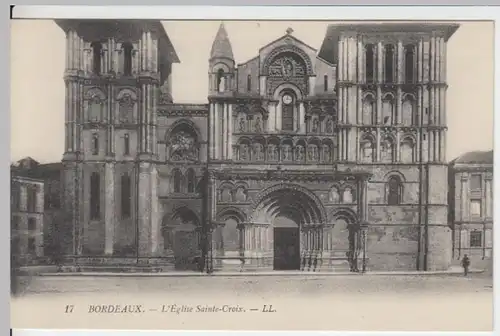 (9432) AK Bordeaux, Kirche Sainte-Croix, vor 1945