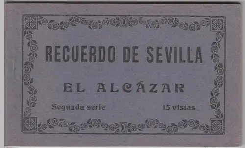 (9419) AK Sevilla, Andalusien, Set mit 15 Karten, vor 1945