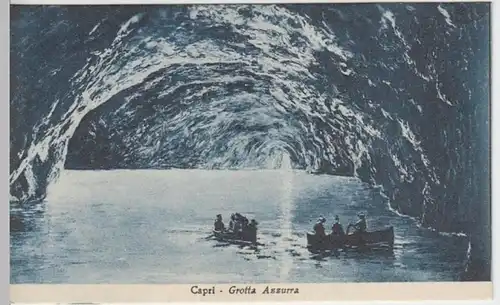 (9364) AK Capri, Blaue Grotte, Grotta Azzurra, vor 1945