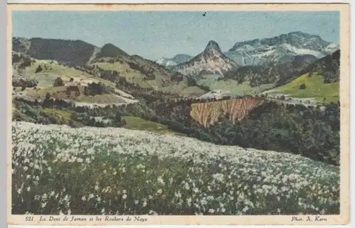(9349) AK Dent de Jaman, Rochers de Naye 1939
