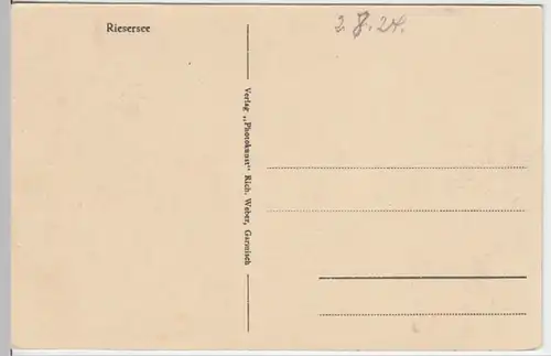 (9291) AK Rießersee 1924