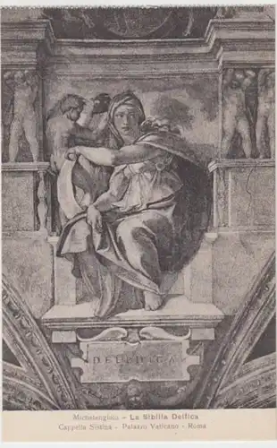 (9240) Künstler AK Michelangelo, Delphische Sibylle, vor 1945