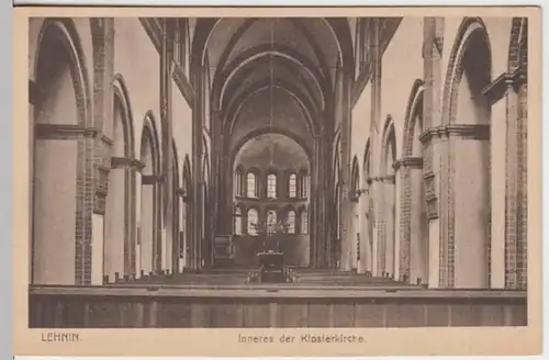 (9170) AK Kloster Lehnin, Klosterkirche, Innenraum, vor 1945