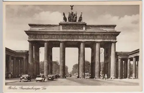 (9141) AK Berlin, Brandenburger Tor, vor 1945