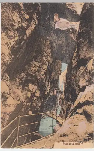 (8774) AK Höllentalklamm, Wetterstein., vor 1945