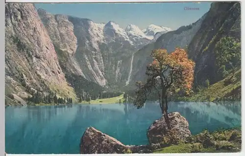 (8710) AK Obersee, Königssee, vor 1945