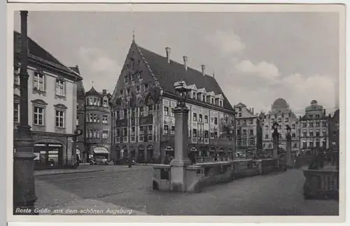 (8708) Foto AK Augsburg, Stadtansicht, vor 1945