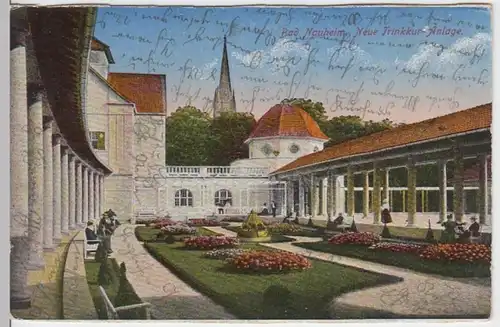 (8707) AK Bad Nauheim, Trinkkuranlage 1924