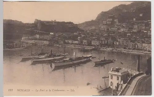 (8643) AK Monaco, Le port et la Condamine 1910er