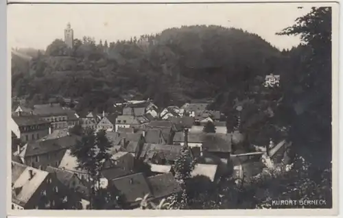 (8498) Foto AK Bad Berneck im Fichtelgebirge, Panorama, vor 1945