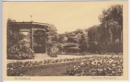 (8471) AK Mönchengladbach, Volksgarten, vor 1945