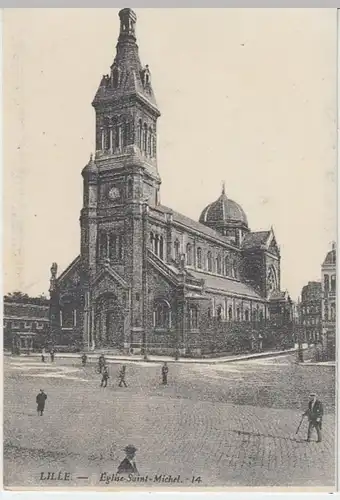 (8461) AK Lille, Frankr., St. Michael Kirche, vor 1945