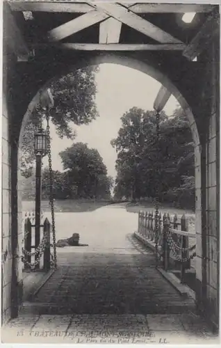 (8458) AK Chaumont-sur-Loire, Schloss, Levis Brücke, Park, vor 1945