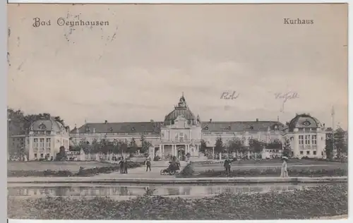 (8423) AK Bad Oeynhausen, Kurhaus 1910