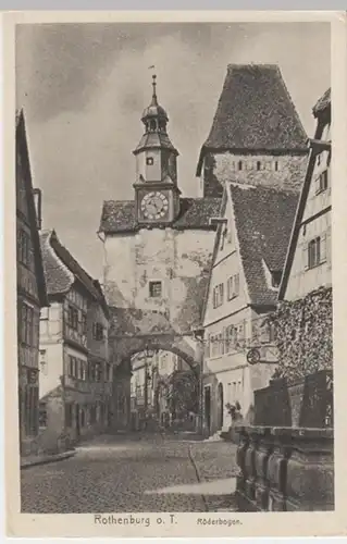 (8409) AK Rothenburg ob der Tauber, Röderbogen, vor 1945