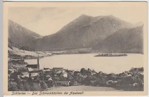 (8401) AK Schliersee, Panorama, vor 1945
