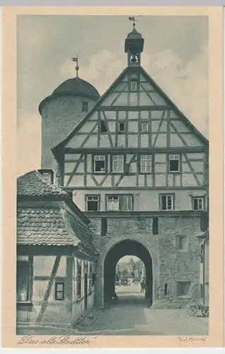 (8374) AK Langenburg, Altes Stadttor, vor 1945