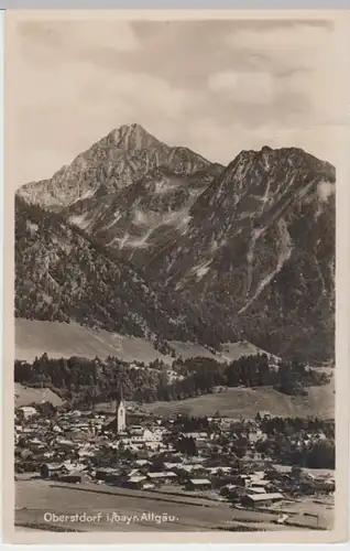 (8357) Foto AK Oberstdorf, Panorama 1932