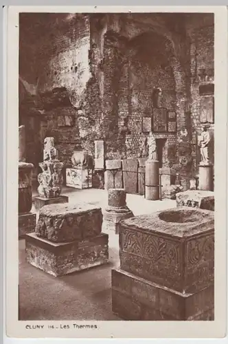 (8299) Foto AK Cluny, Thermen, vor 1945