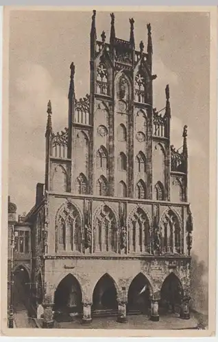 (8251) AK Münster, Westfalen, Rathaus, vor 1945