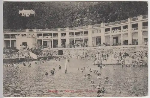 (8226) AK Abbazia, Opatija, St. Jakob, Seebad Quitta 1911