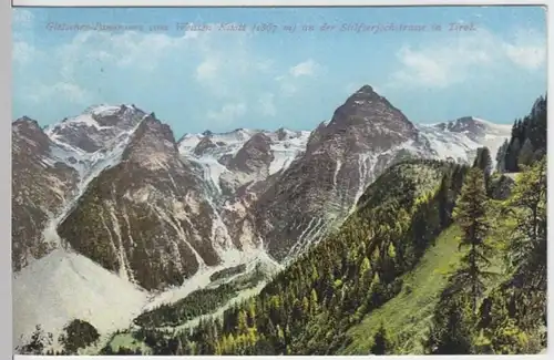 (8207) AK Stilfser Jochstraße, Passo dello Stelvio, Gletscher 1912