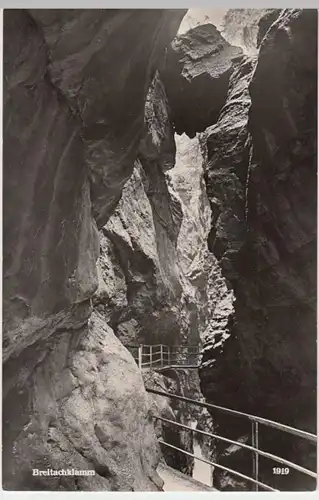 (8206) Foto AK Breitachklamm, nach 1945
