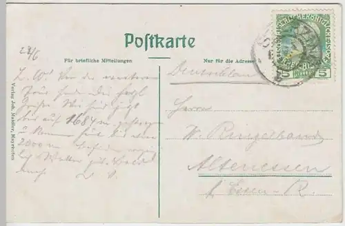 (8202) AK Schlegeistal, Tirol, um 1912