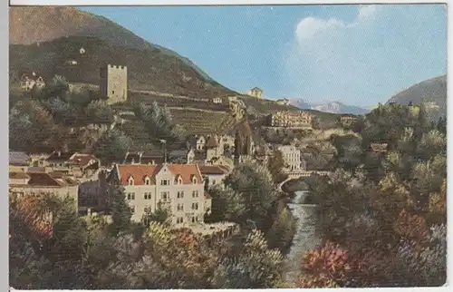 (8200) AK Meran, Merano, Gilfpromenade, Tappeinerweg, vor 1945