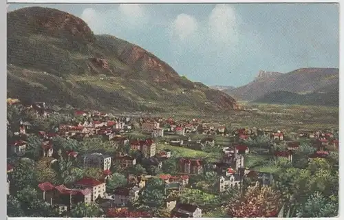 (8188) AK Obermais, Meran, Merano, Panorama 1912