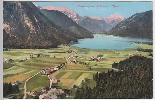 (8164) AK Maurach, Eben am Achensee, Tirol, Panorama, vor 1945