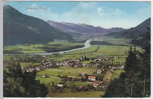 (8162) AK Jenbach, Tirol, Panorama, um 1912