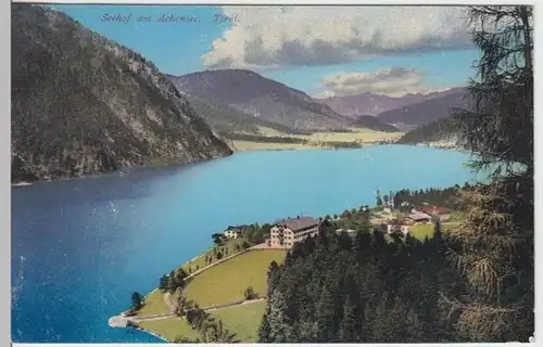 (8158) AK Seehof, Achensee, Tirol, Panorama, vor 1945