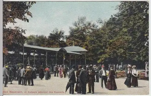 (8110) AK Bad Neuenahr-Ahrweiler, Kurpark, Konzert 1912