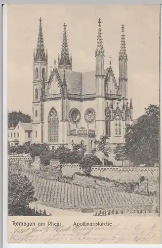 (8106) AK Remagen, Appollinariskirche 1912