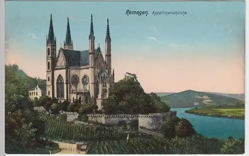 (8102) AK Remagen, Appollinariskirche, vor 1945