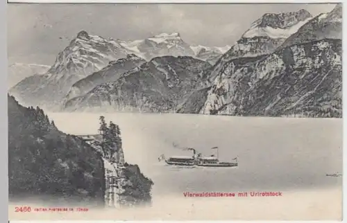 (8075) AK Vierwaldstättersee, Uri Rotstock 1911