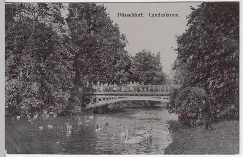(8068) AK Düsseldorf, Landeskrone 1911