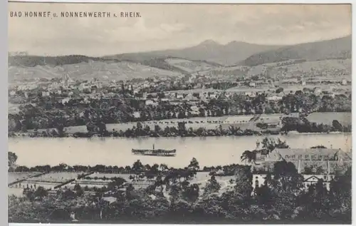 (8054) AK Bad Honnef, Nonnenwerth 1911