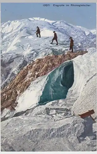 (8041) AK Rhonegletscher, Eisgrotte, vor 1945