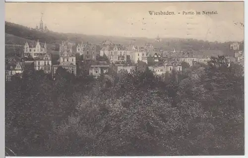 (8020) AK Wiesbaden, Nerotal 1911