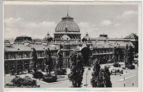 (7968) AK Nürnberg, Hauptbahnhof, vor 1945