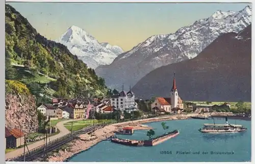 (7954) AK Flüelen, Urnersee, Bristenstock 1911