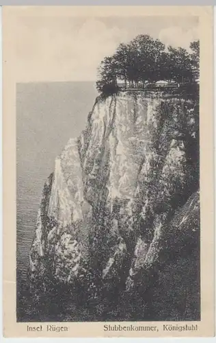 (7842) AK Insel Rügen, Stubbenkammer Königstuhl 1920