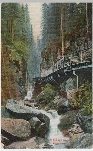 (7831) AK Zackelklamm, Riesengebirge 1908