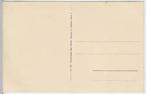 (7822) AK Weißer Hirsch, Dresden, Panorama, vor 1945