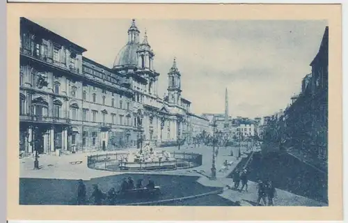 (7789) AK Rom, Roma, Piazza Navona, vor 1945