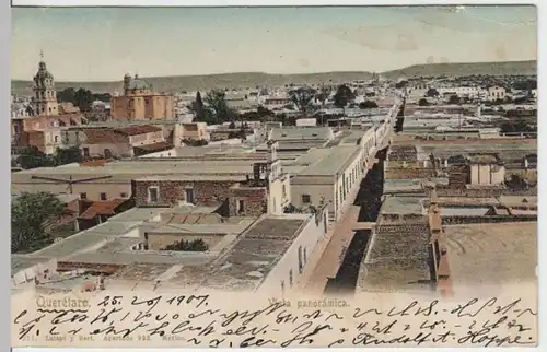 (7783) AK Querétaro, Vista panorámica 1907